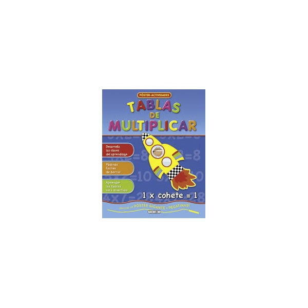 Tablas de multiplicar(Tapa blanda) 1