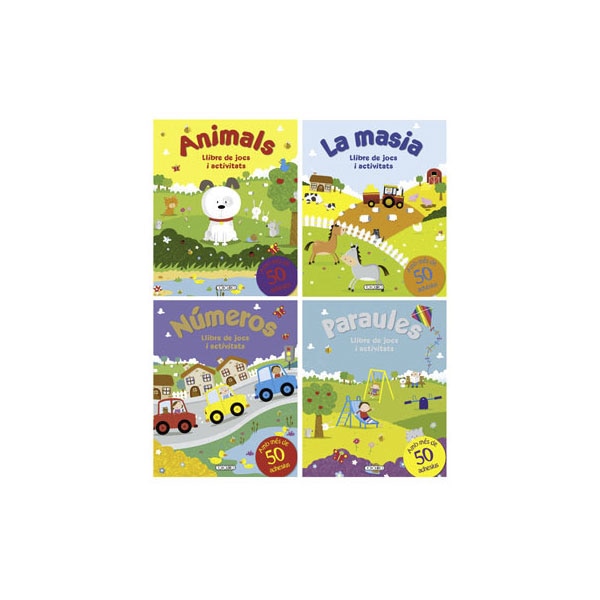 Llibre de jocs i activitats (4 títols) (Capa mole) 1