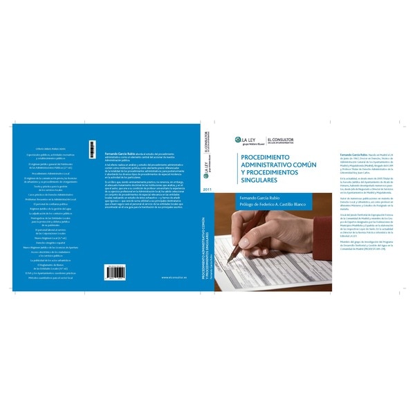 Imagem 0 de Procedimiento administrativo común y procedimientos singulares (Capa mole com abas)