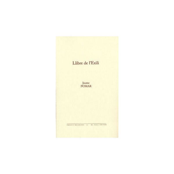 Llibre de l'exili(Tapa blanda) 1