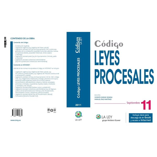 Código Leyes Procesales 2011 (Capa mole) 1