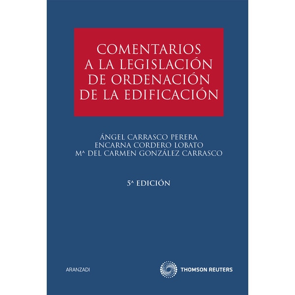 Imagem 0 de Comentarios a la Legislación de Ordenación de la Edificación (Capa dura)