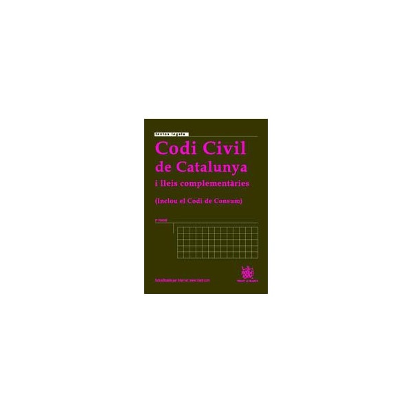 Codi civil de Catalunya i lleis complementàries 1