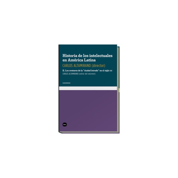 Imagen 0 de Historia de los intelectuales en america latina ii (Tapa blanda con solapas)