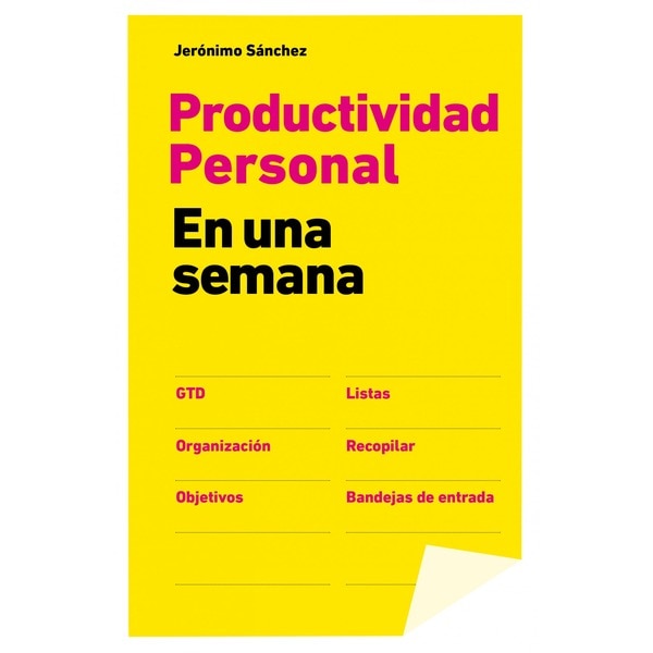 Productividad personal en una semana(Tapa blanda) 1
