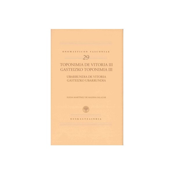Imagem 0 de Gasteizko Toponimia III
