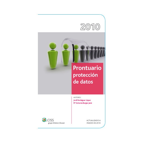 Prontuario protección de datos 2010 (Tapa blanda) 1