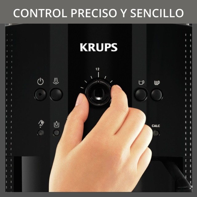 Cafetera Superautomática Essential de Krups 3 texturas de molido, 15 Bares  · El Corte Inglés