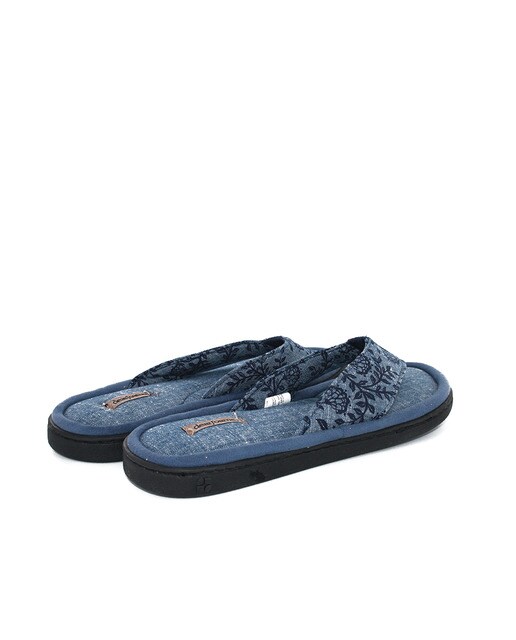 Zapatillas de casa de mujer Dearfoams en azul con memory foam · Dearfoams ·  El Corte Inglés