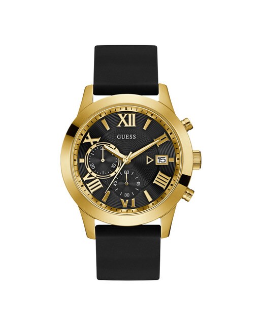 Reloj de hombre Atlas W1055G4 de silicona y correa negra · Guess · El Corte  Inglés