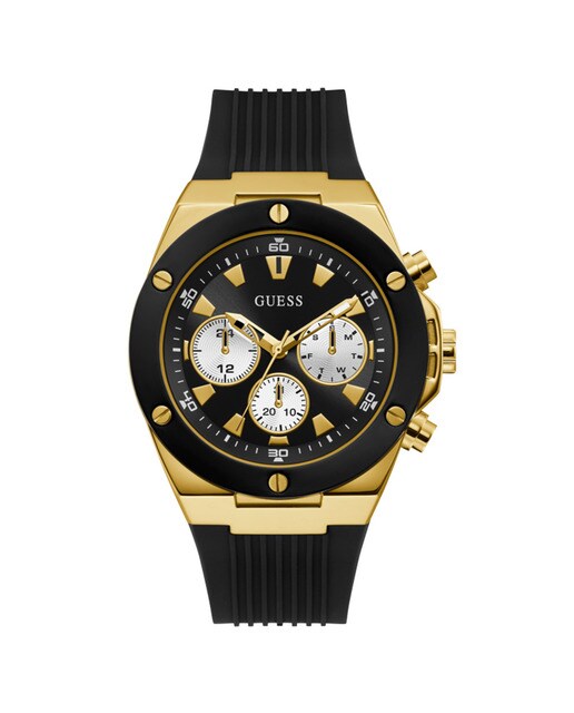 Reloj de hombre Poseidon GW0057G1 de silicona y correa negra · Guess · El Corte  Inglés