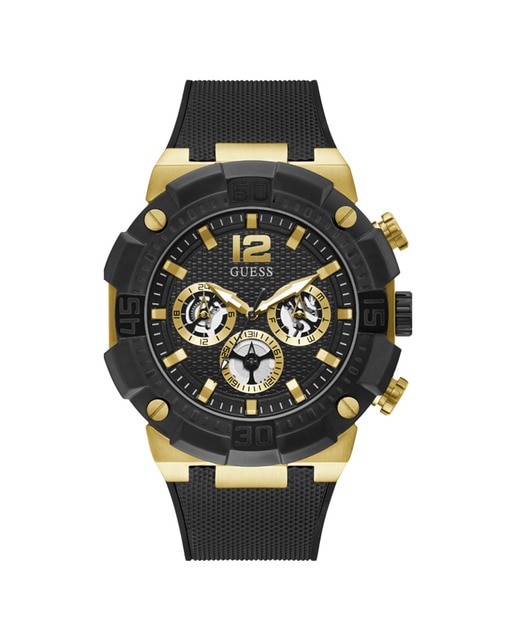 Reloj de hombre Navigator GW0264G3 de silicona y correa negra · Guess · El Corte  Inglés