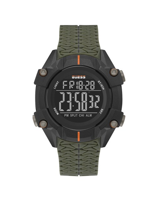Reloj de hombre Rex GW0342G1 de silicona y correa verde · Guess · El Corte  Inglés