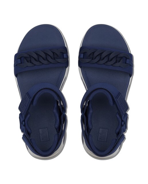 Sandalias de cuña de mujer Fitflop de licra color azul marino · FitFlop · El  Corte Inglés