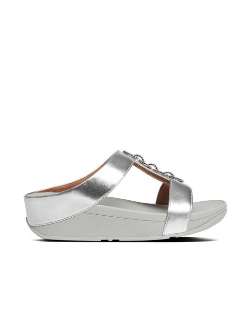 Sandalias de cuña de mujer Fitflop en color plata · FitFlop · El Corte  Inglés