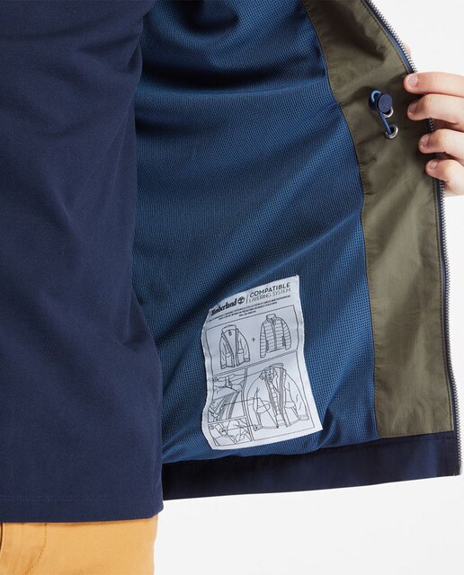 Chaqueta de hombre con capucha en azul · Timberland · El Corte Inglés