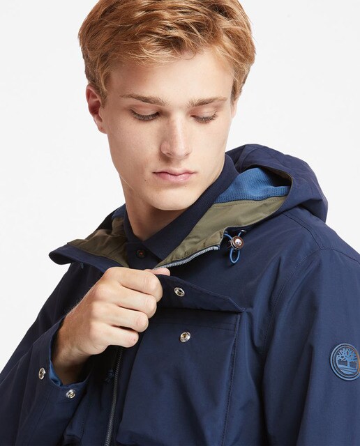 Chaqueta de hombre con capucha en azul · Timberland · El Corte Inglés