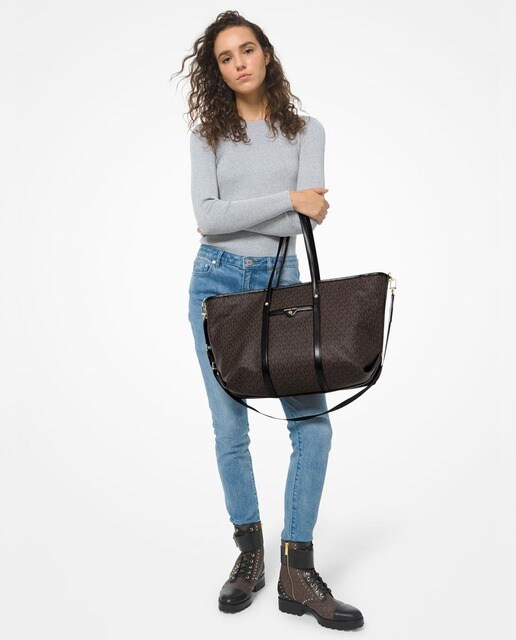 Bolso de hombro Michael Michael Kors tote Beck con logotipo y asa extraíble  · Michael Michael Kors · El Corte Inglés