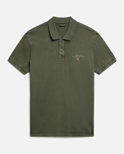 Polo de hombre Elbas liso de manga corta · Napapijri · El Corte Inglés