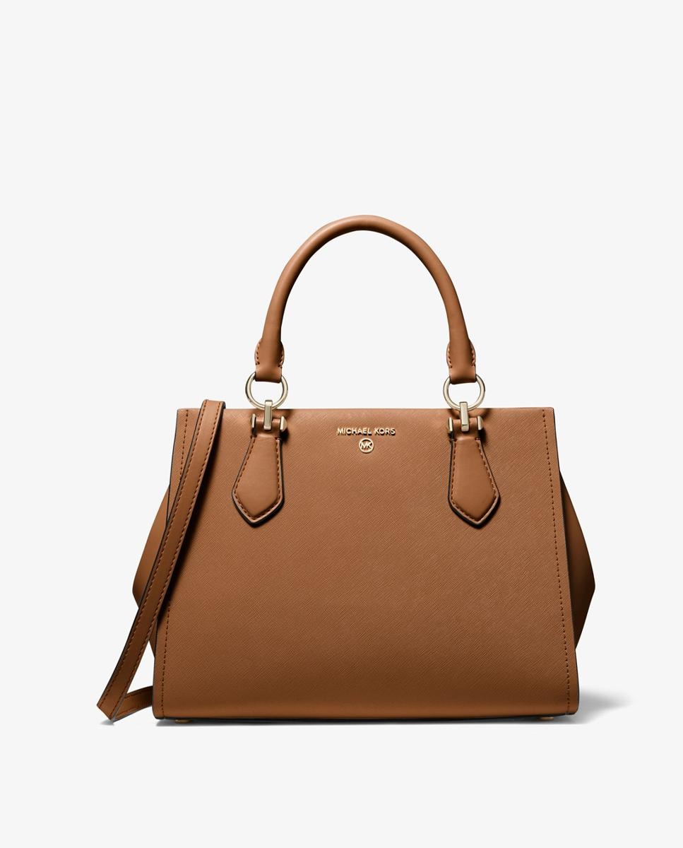 Michael Michael Kors - Bolso De Hombro Satchel De Piel En Marrón