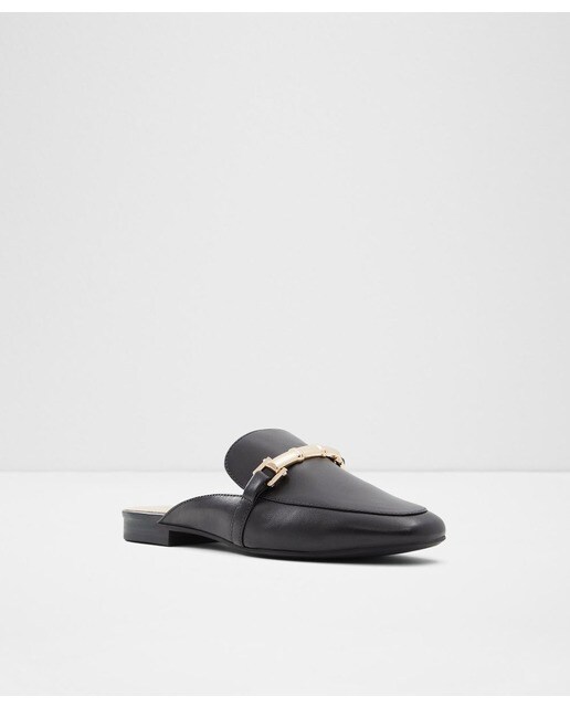 ≫ LAUREN ≪ Zapatos planos de punta fina destalonados, de rafia