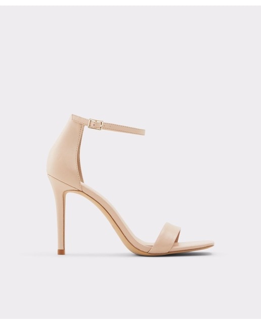 Sandalias de tacón de mujer en color natural en piel con punta cuadrada ·  Aldo · El Corte Inglés