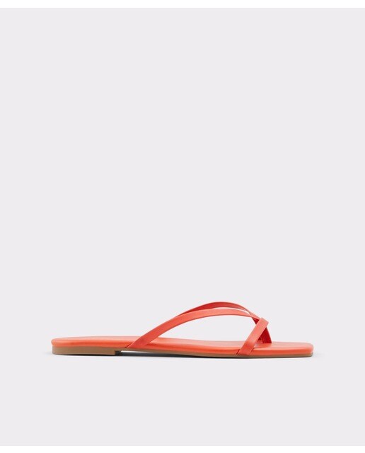 Sandalias planas de mujer Aldo de color naranja fabricadas en piel · Aldo ·  El Corte Inglés