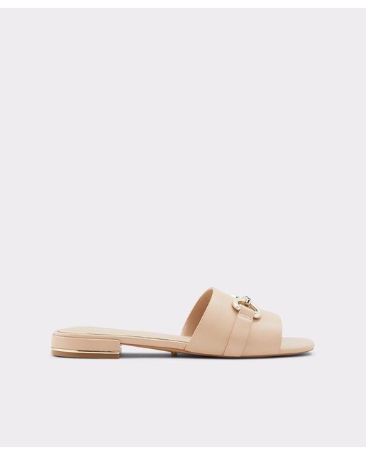 Sandalias planas de mujer Aldo de color natural fabricadas en piel · Aldo · El  Corte Inglés