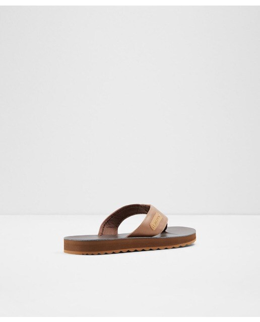 Chanclas de hombre Aldo de color camel fabricadas en piel · Aldo · El Corte  Inglés