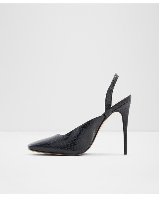 Zapatos de salón de mujer Aldo destalonados en color negro con punta  cuadrada · Aldo · El Corte Inglés