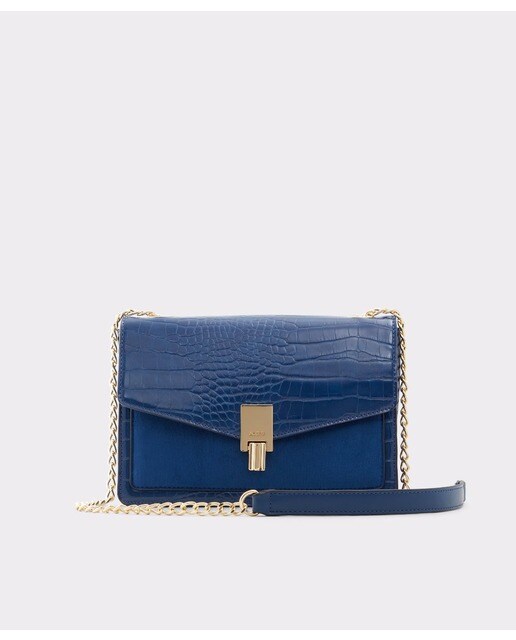 Bolso de hombro Aldo en color azul con cierre metálico · Aldo · El Corte  Inglés