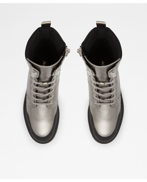 Botines de mujer de color plata en textil con punta redonda · Aldo · El  Corte Inglés