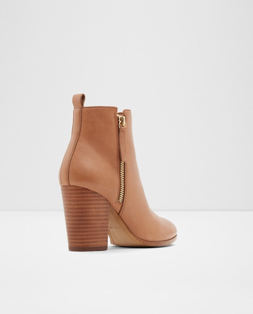Botines de mujer de color camel fabricados en piel · Aldo · El Corte Inglés