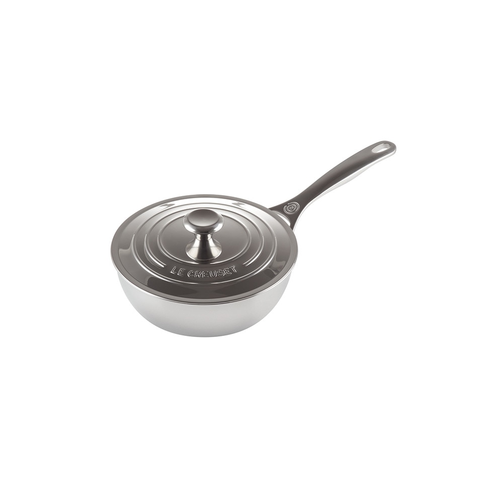 Imagen 1 de Sartén con tapa 3-Ply Plus 20 cm Le Creuset - Gris 24 cm Gris