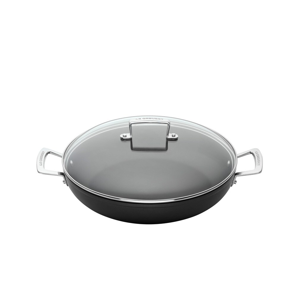 Cacerola Baja de Aluminio Antiadherente con tapa Le Creuset Aluminio antiadherente cacerola alta con tapa | Le Creuset