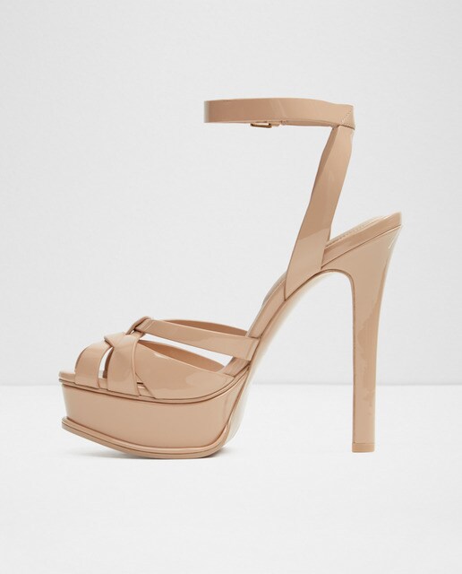 sandalias color nude