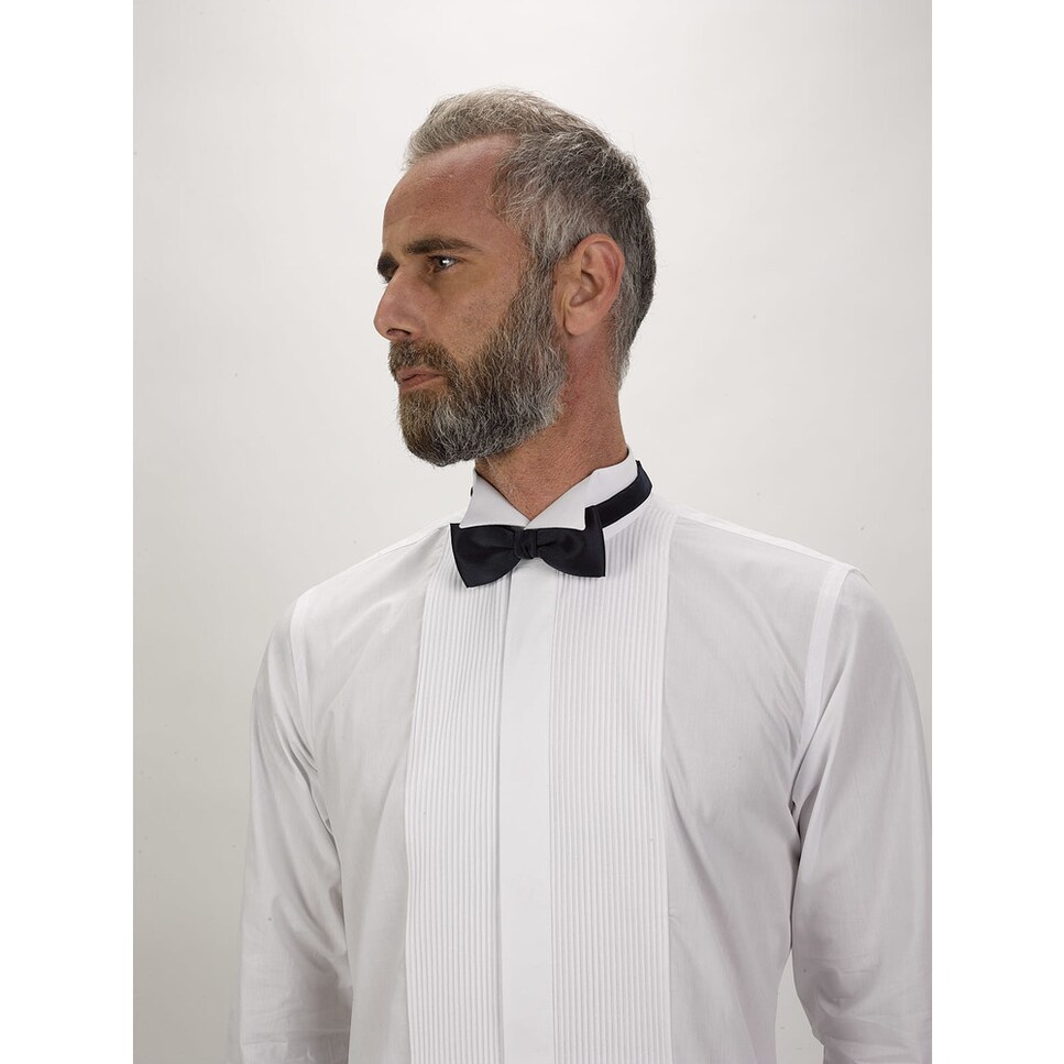 Camisa Cerimónia Branca, Fit Regular e Polissado Branco-2
