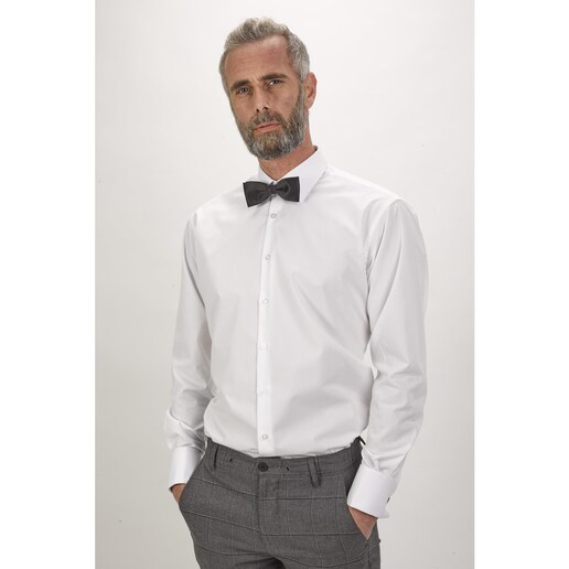 Imagem 0 de Camisa com Fit Regular e punho duplo