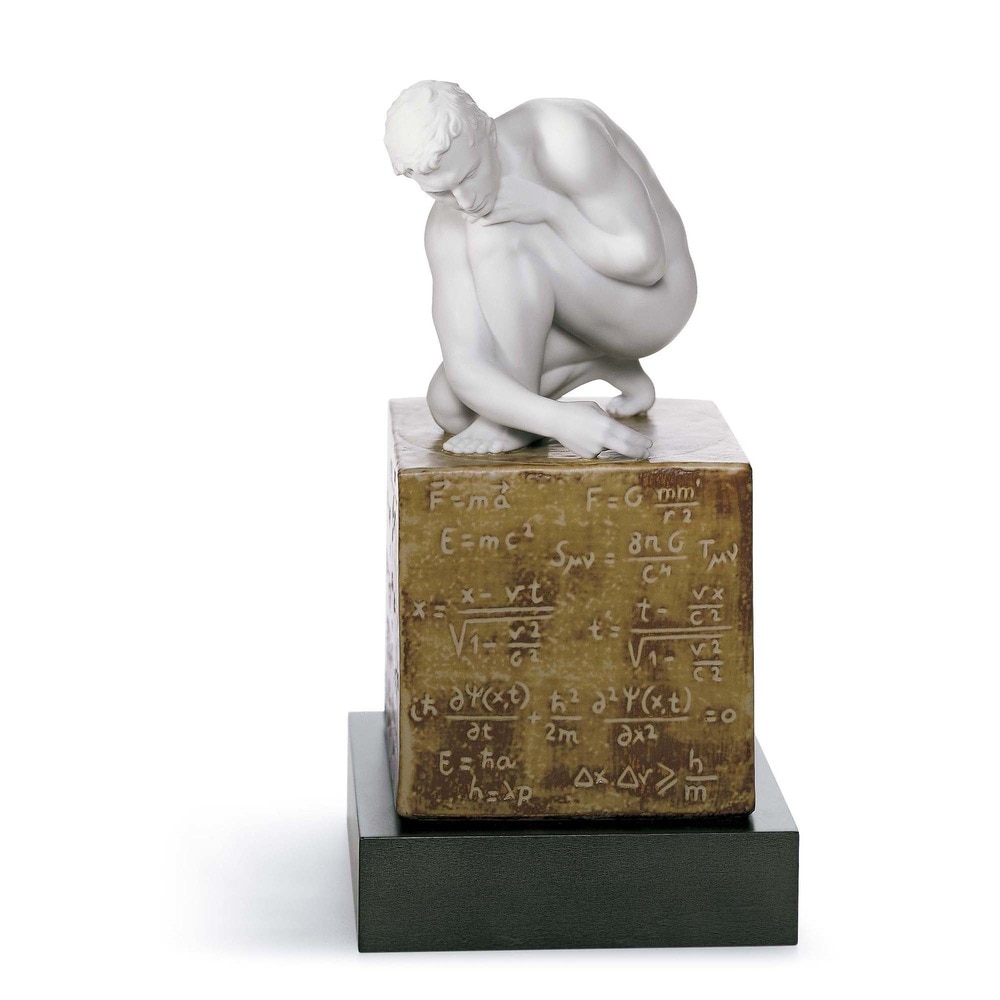 Imagen 1 de Figura Decorativa hombre Scientia Lladró Blanco