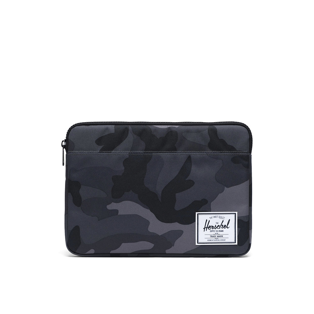 Funda para ordenador y tablet unisex de 12" con cremallera color gris - Herschel - Gris oscuro Gris oscuro-1