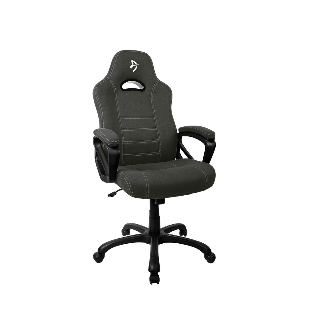 Imagen 0 de Silla Gaming Arozzi Enzo Woven Fabric negra y gris Negro