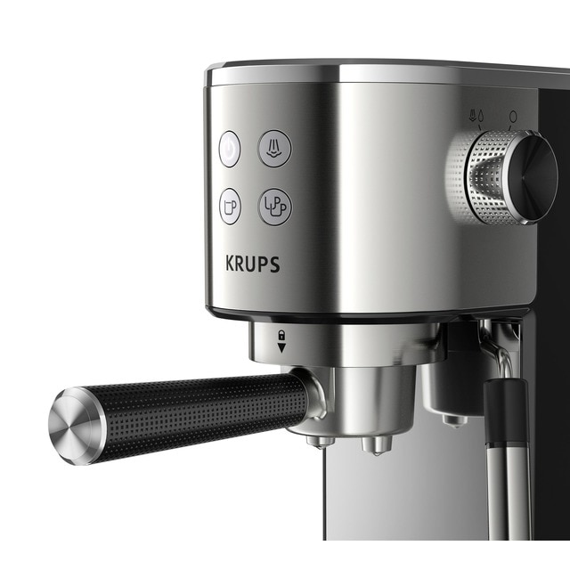 Cafetera espresso Krups Virtuoso XP442C estructura de acero inoxidable · El  Corte Inglés