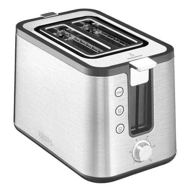 Tostador Krups Control Line Inox KH442D con calentador · El Corte Inglés