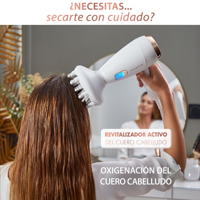 Secador de pelo masajeador Rowenta CV924 Scalp Care Ultimate Experience  2200 W · El Corte Inglés