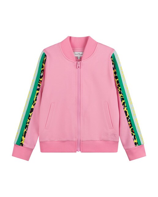 Sudadera de niña en color rosa con capucha y cremallera · The Marc Jacobs · El  Corte Inglés