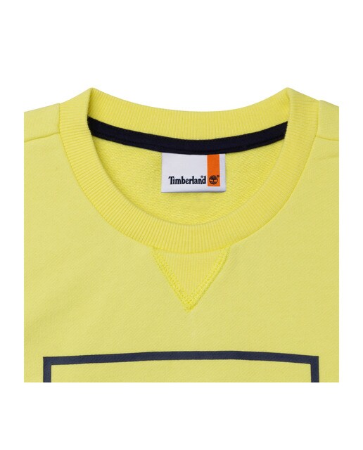 Sudadera de niño en amarillo con dibujo frontal · Timberland · El Corte  Inglés