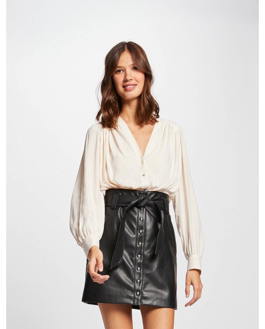 Blusa de mujer con estampado de cebra y cierre de botones · Morgan · El Corte  Inglés