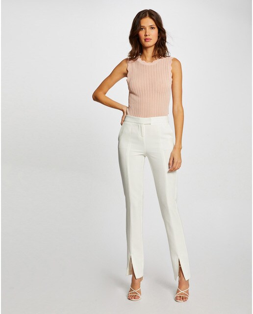 Top de mujer de punto con detalles calados · Morgan · El Corte Inglés