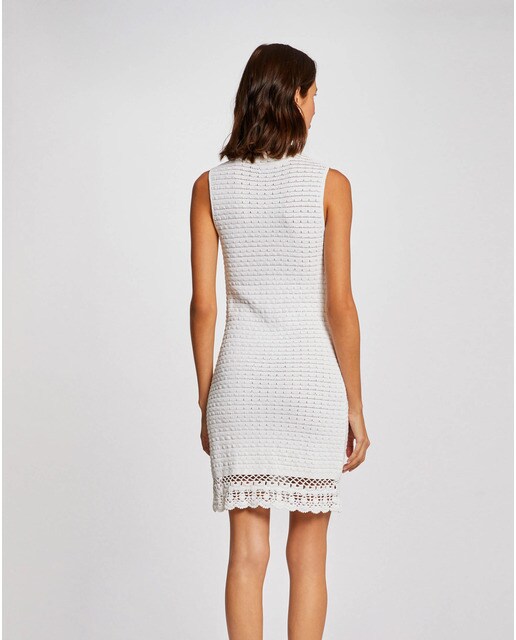 Vestido de punto recto con cuello tipo polo · Morgan · El Corte Inglés