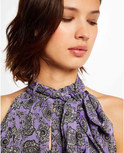 Blusa de mujer sin mangas con estampado de cachemira · Morgan · El Corte  Inglés